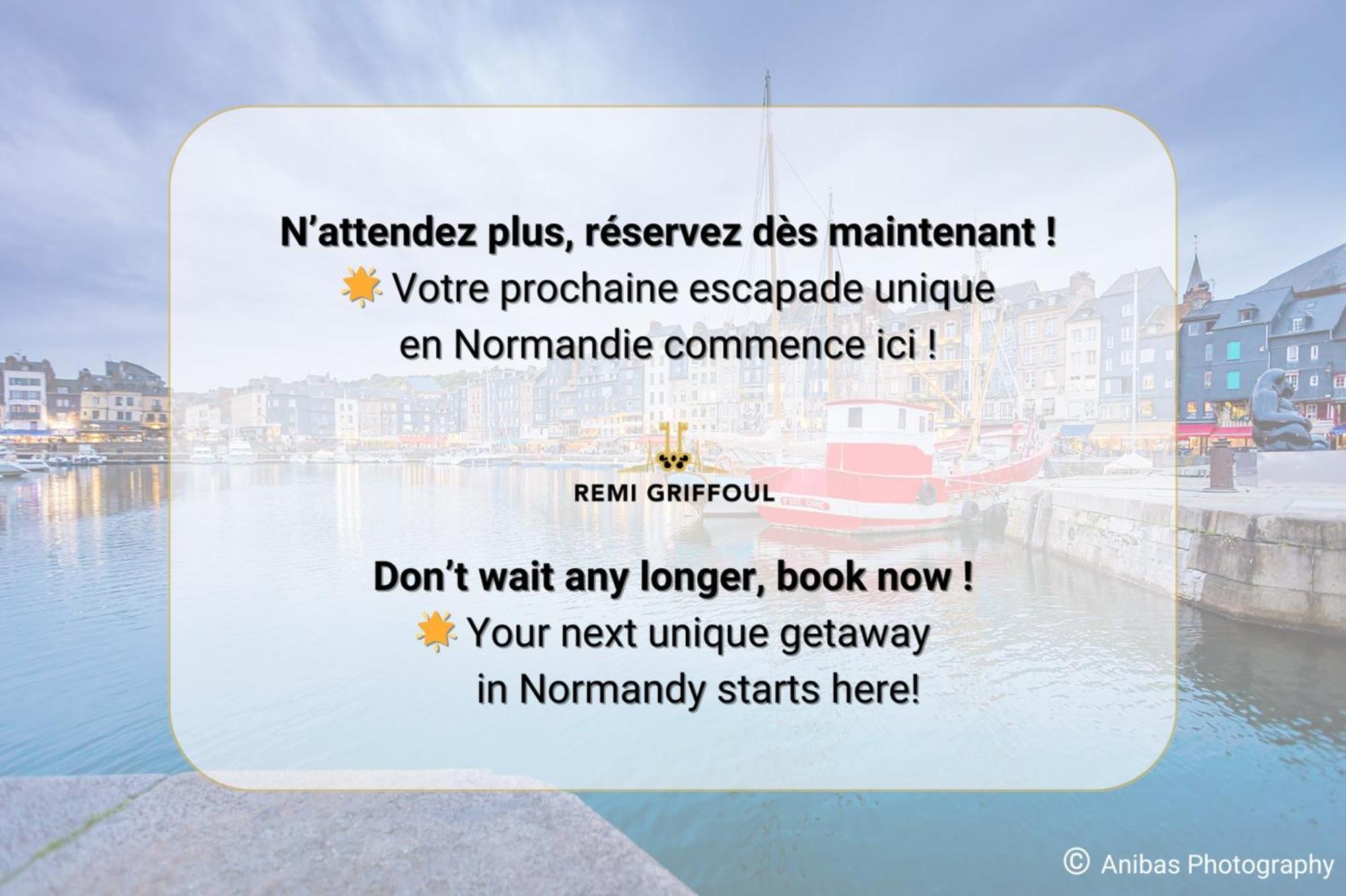 Le Manoir Des Embruns 14P - Location N1- Terrace- Public Parking 2 Min Villa องเฟลอร์ ภายนอก รูปภาพ